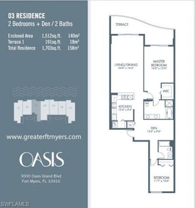 3000 Oasis Grand Blvd, Unit 2203, Fort Myers, FL 33916 Photo