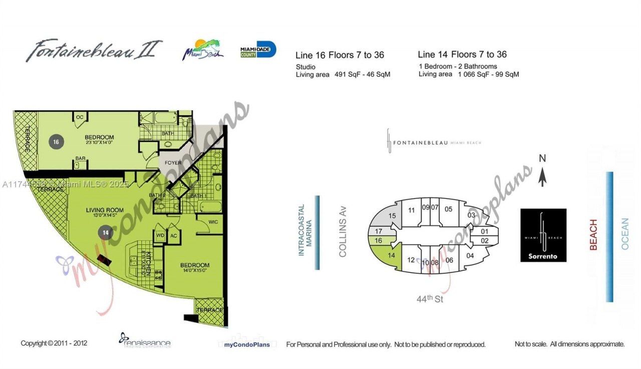 4401 Collins Ave, Unit 2114/2116, Miami Beach, FL 33140 Photo