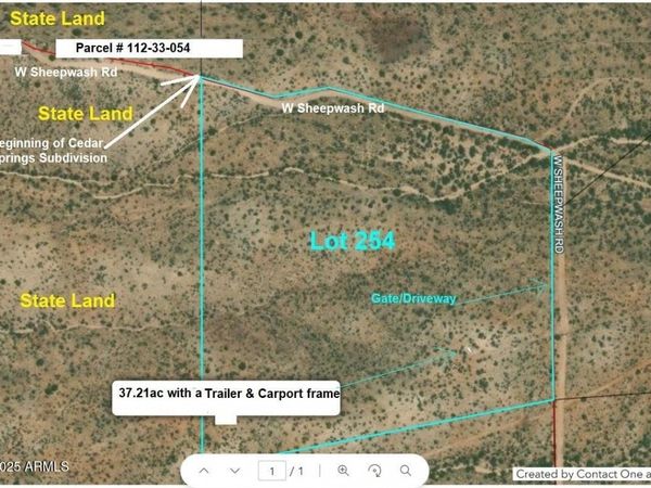 37.21ac W Sheepwash Road, Unit 254, Willcox, AZ 85643