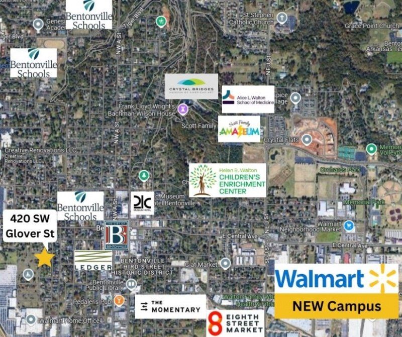 420 SW Glover Street, Bentonville, AR 72712 Main Photo