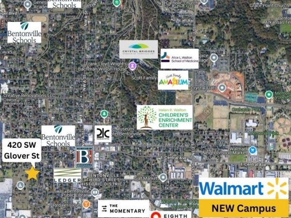 420 SW Glover Street, Bentonville, AR 72712