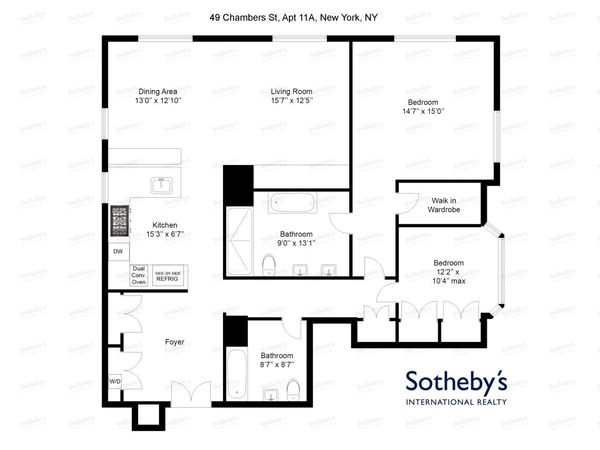 49 Chambers Street, Unit 11A, Manhattan, NY 10007