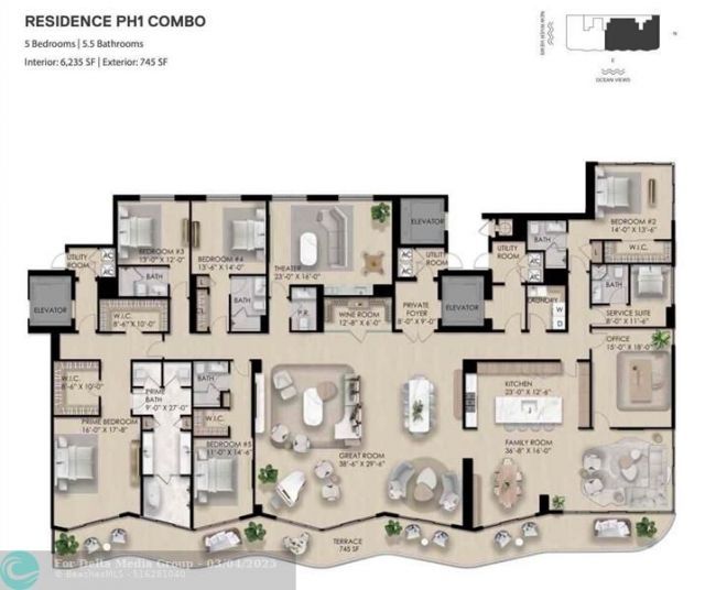 521 E Las Olas Blvd, Unit PH1 Combo, Fort Lauderdale, FL 33301 Photo