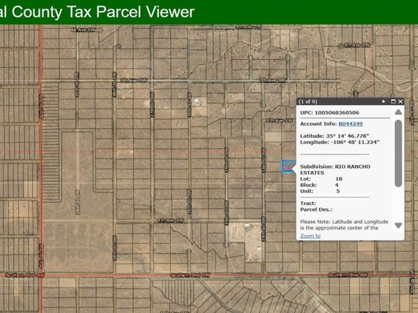 4 Lots 33rd Street SW, Rio Rancho, NM 87124