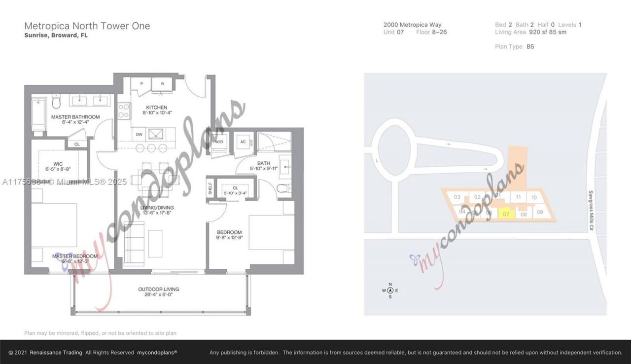 2000 Metropica Way, Unit 1207, Sunrise, FL 33323 Photo