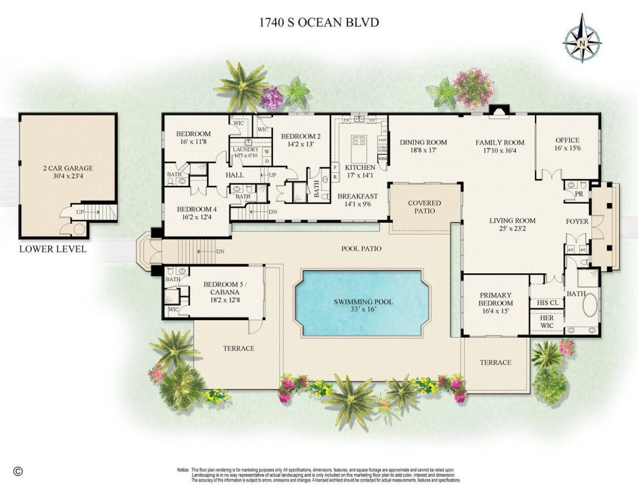 1740 S Ocean Boulevard, Palm Beach, FL 33480 Photo