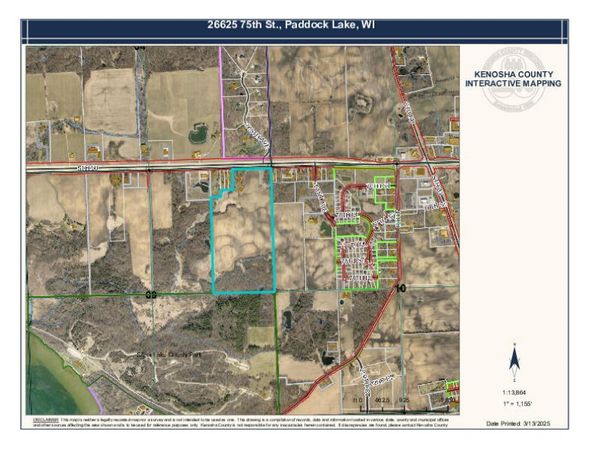 26625 75th St, Paddock Lake, WI 53168