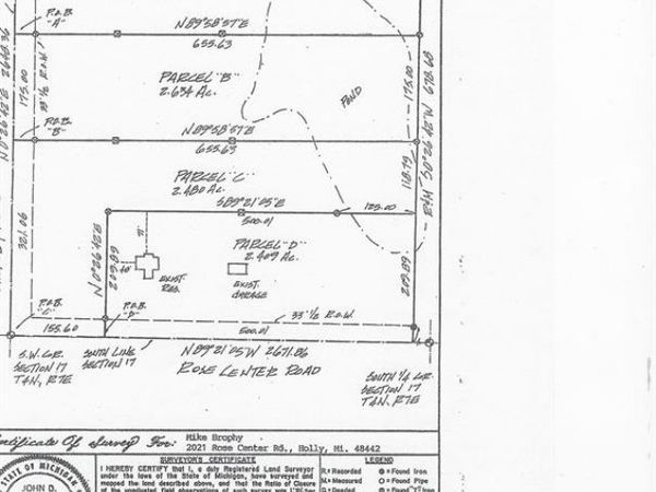 Hickory Ridge-C Road, Rose Twp, MI 48442