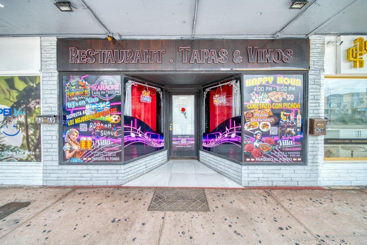 Highly Profitable Restaurant-bar For Sale On 8th , Miami, FL 33144 Photo