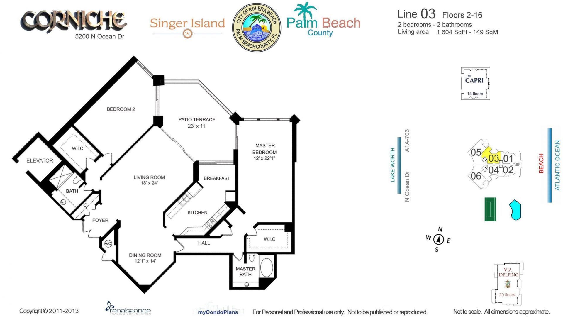 5200 N Ocean Drive, Unit 1503, Singer Island, FL 33404 Photo