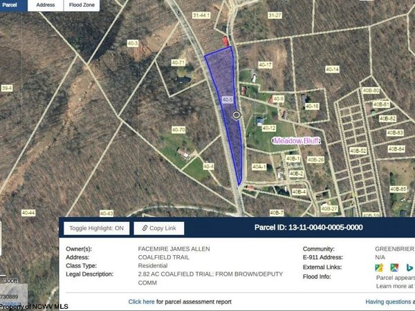 TBD Coalfield Trail, Charmco, WV 25958