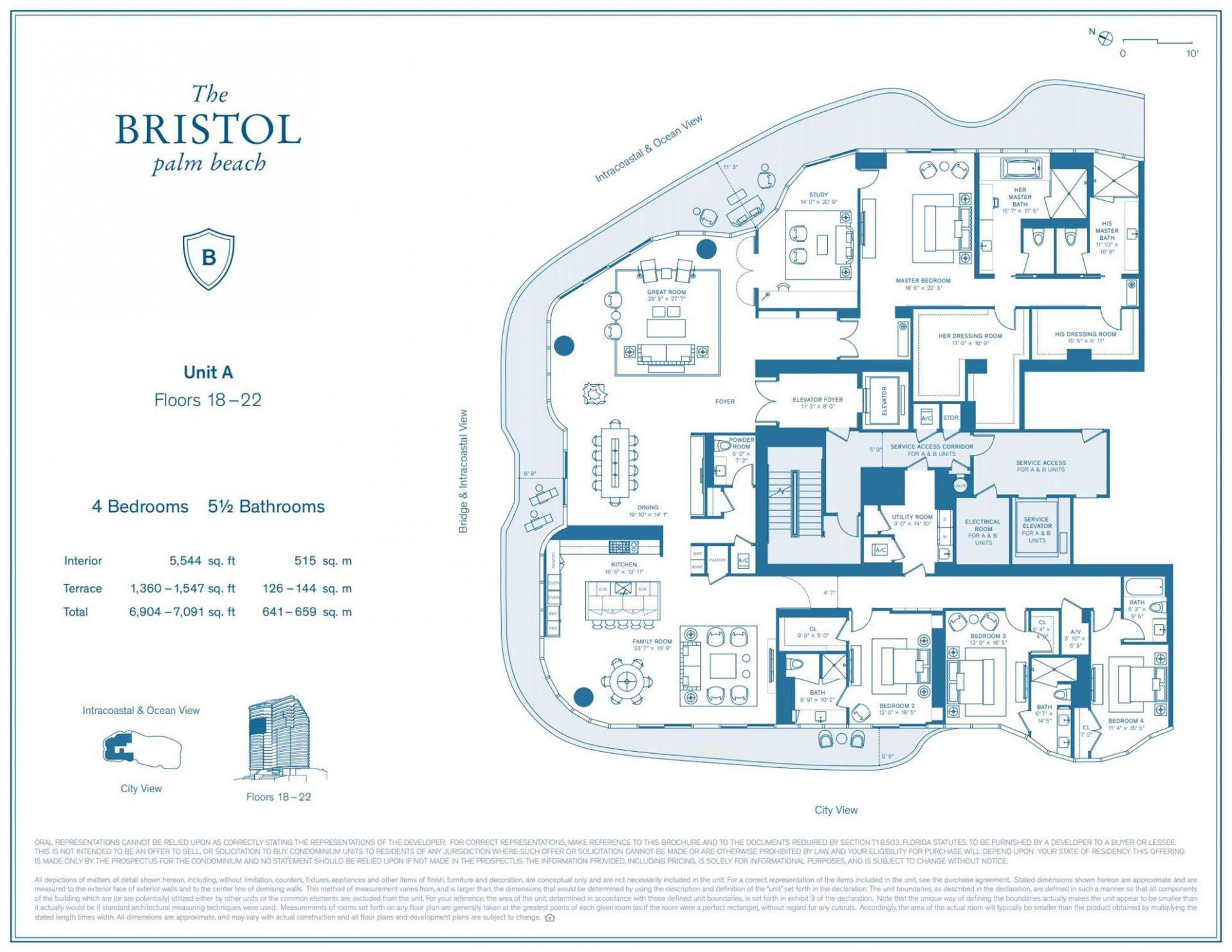 1100 S Flagler Drive, Unit 1801, West Palm Beach, FL 33401 Photo