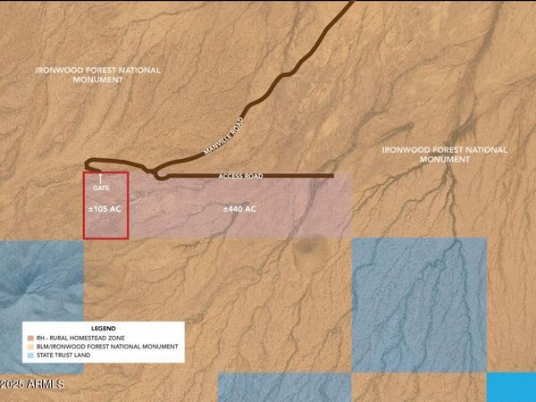 105acres W Manville Road, Unit -, Marana, AZ 85653