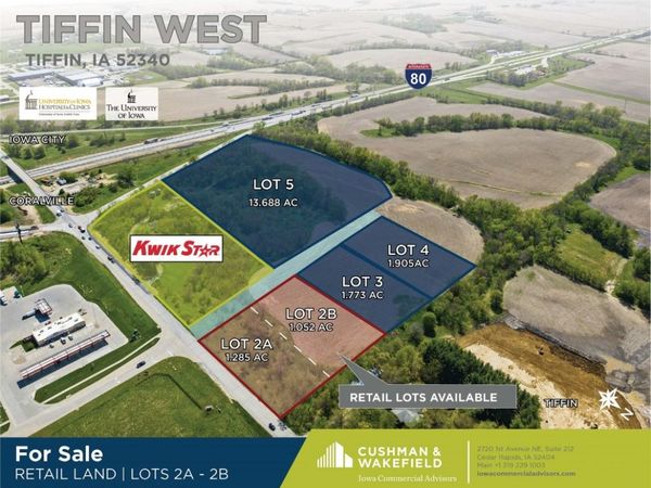 3287 Ireland Ave NW - Lot 2A, Tiffin, IA 52340