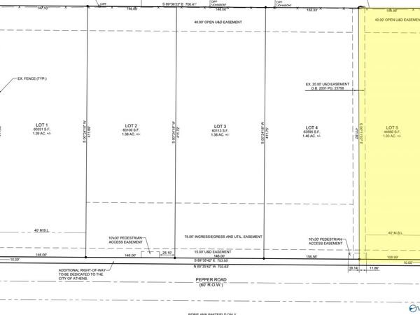 Lot 5 Pepper Road, Athens, AL 35613
