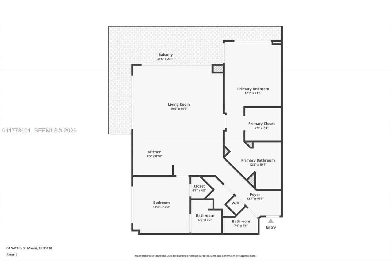 88 SW 7th Street, Unit 2411, Miami, FL 33130 Photo