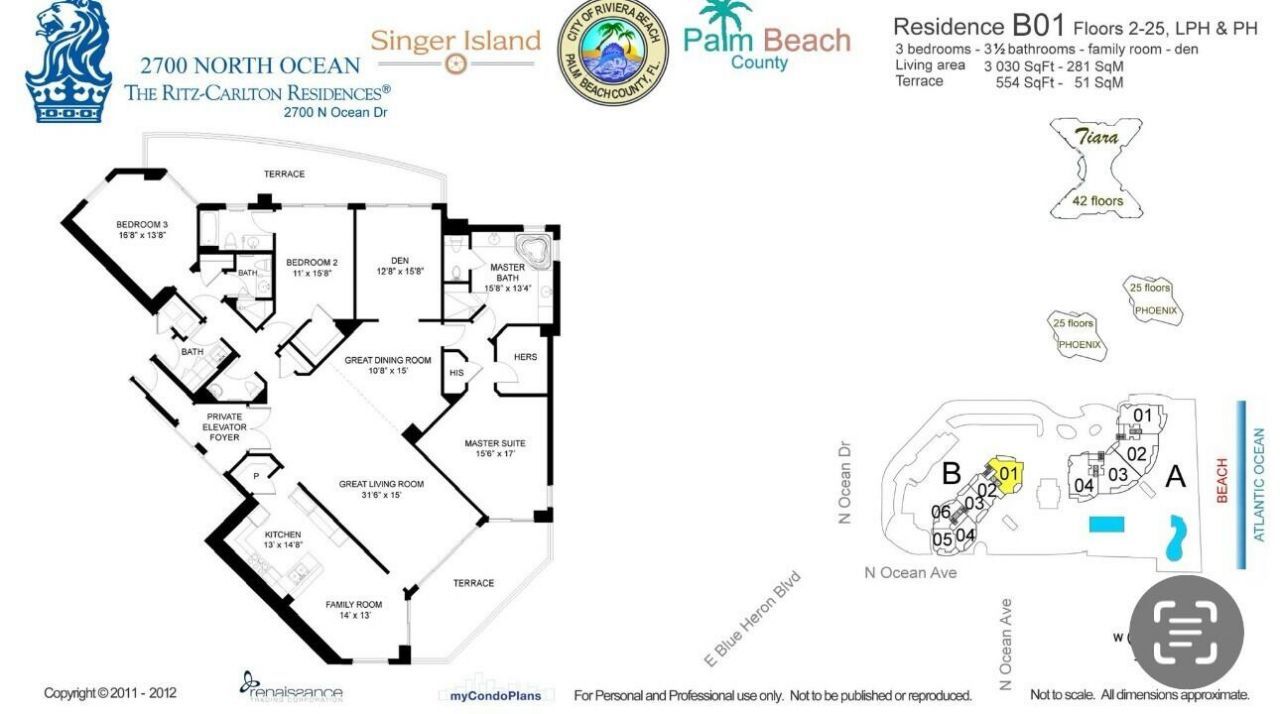 2700 N Ocean Drive, Unit 1401b, Singer Island, FL 33404 Photo