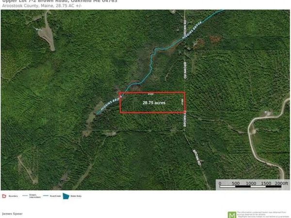 Upper Lot 7-2 Brown Road, Oakfield, ME 04763