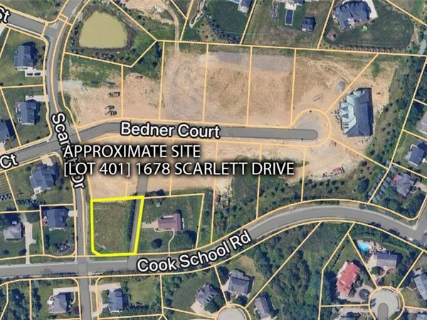 [Lot 401] 1678 Scarlett Drive, Upper St. Clair, PA 15241