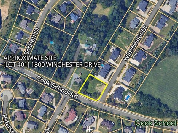 [Lot 401] 1800 Winchester Drive, Upper St. Clair, PA 15241