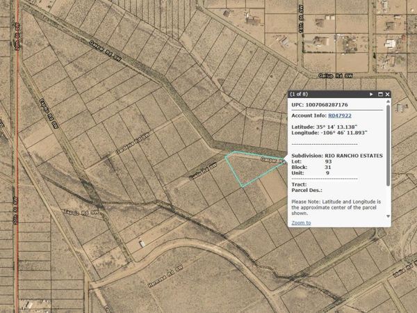 1 Lot Gusto Road SW, Rio Rancho, NM 87124