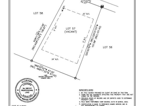Lot 57 Kingston Lane, Gulf Shores, AL 36542