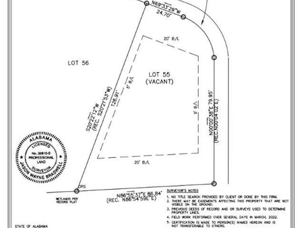 Lot 55 Kingston Lane, Gulf Shores, AL 36542