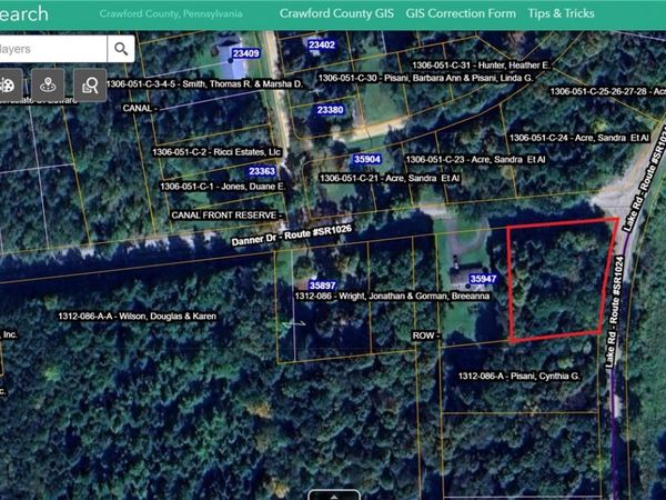 Lot 4 Lake Rd & Danner Dr, Union City, PA 16438