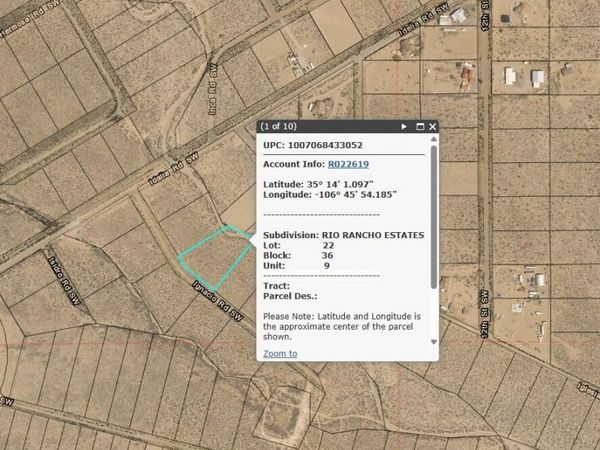 Ignacio Road SW, Rio Rancho, NM 87124