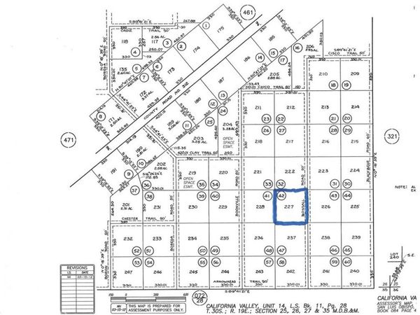 0 Bonsall Road, Santa Margarita, CA 93453