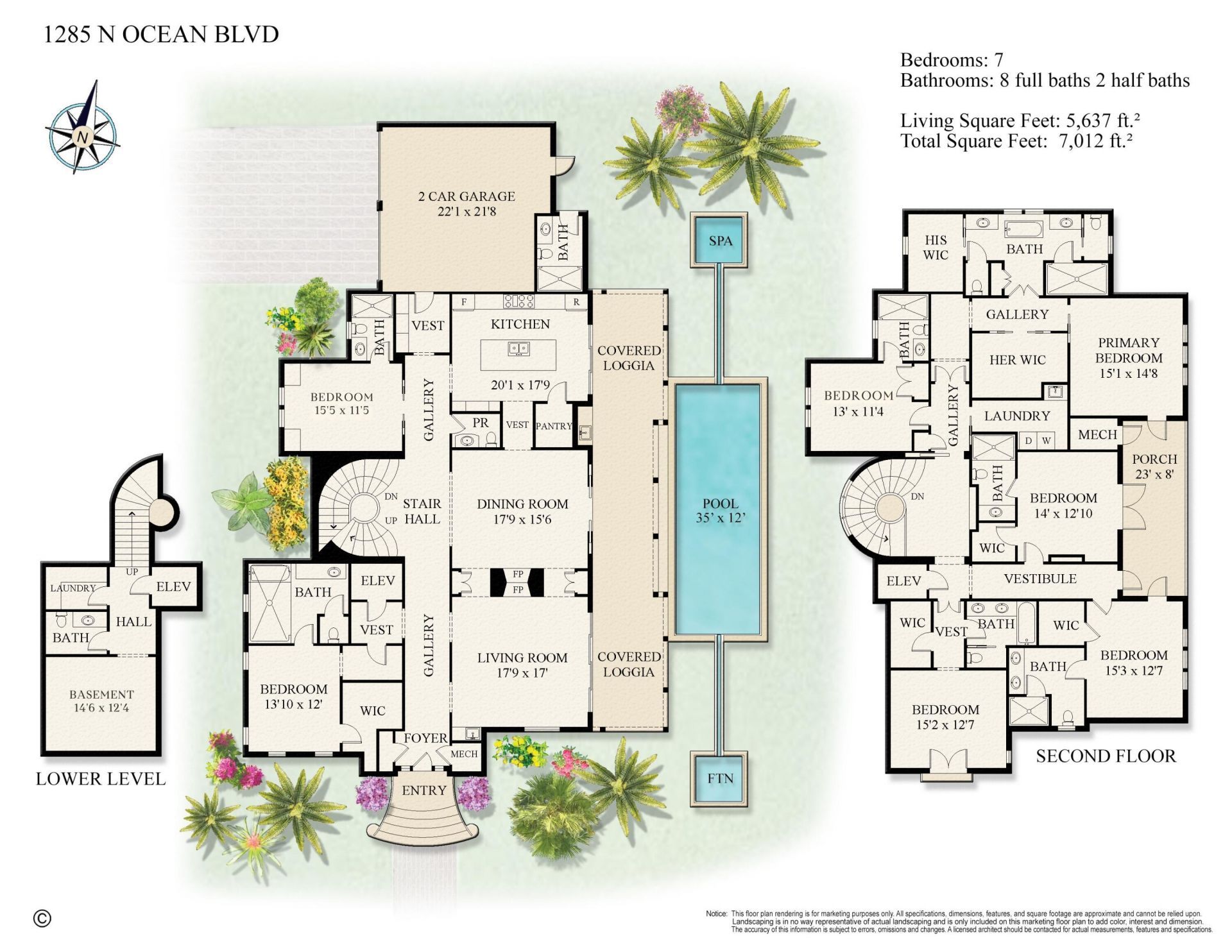 1285 N Ocean Boulevard, Palm Beach, FL 33480 Photo