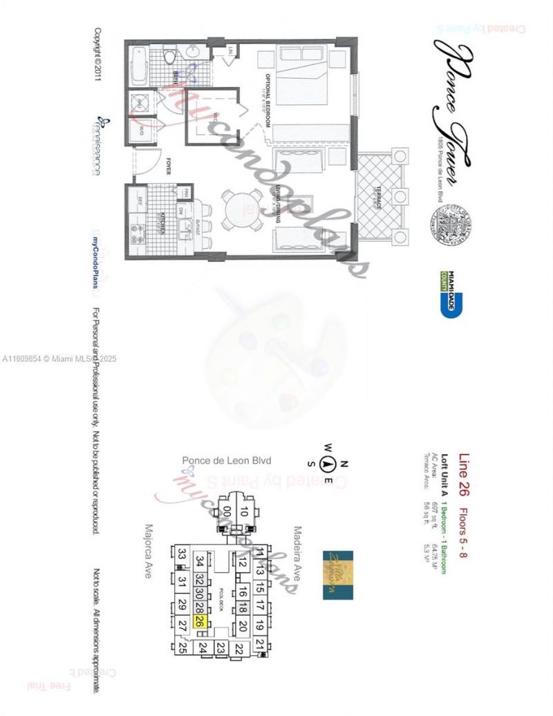 1805 Ponce De Leon Blvd, Unit 626, Coral Gables, FL 33134 Photo