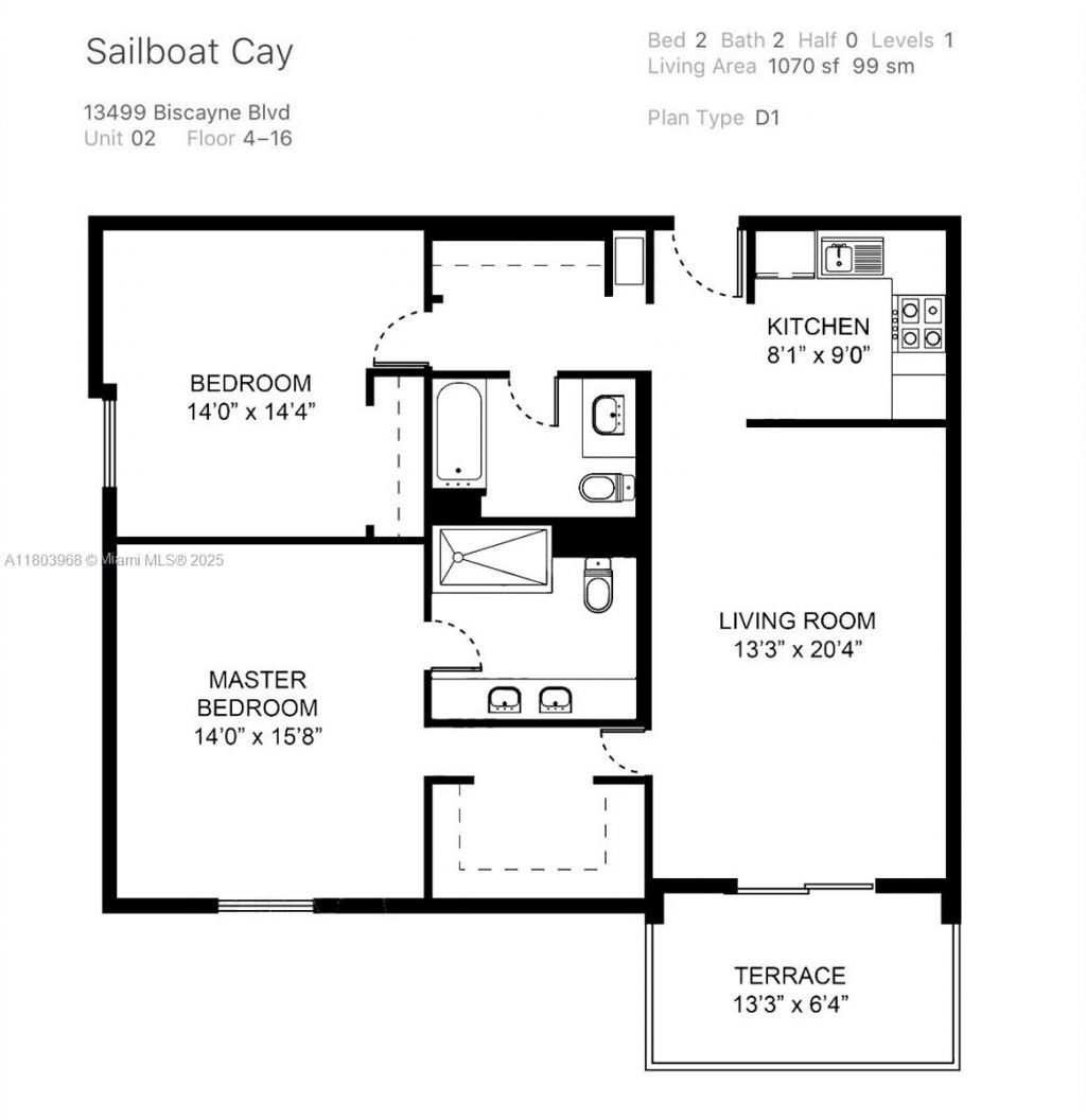 13499 Biscayne Blvd, Unit 702, North Miami, FL 33181 Photo