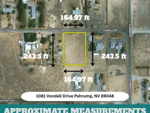 1081 Vondell Drive, Pahrump, NV 89048