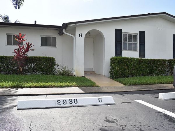 2930 Crosley Drive E, Unit G, West Palm Beach, FL 33415