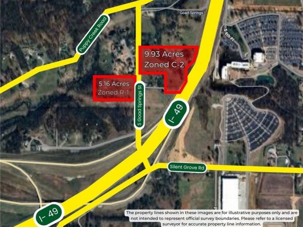 9.93 AC S Goad Springs Street, Lowell, AR 72745
