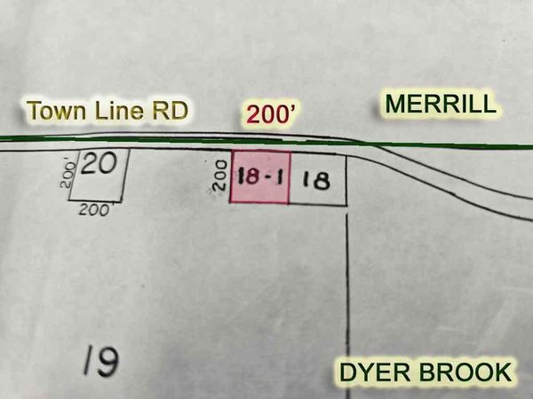 Lot 18.1 Town Line Road, Dyer Brook, ME 04747
