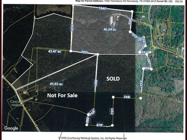 0 Cascade Hollow Road, Normandy, TN 37360