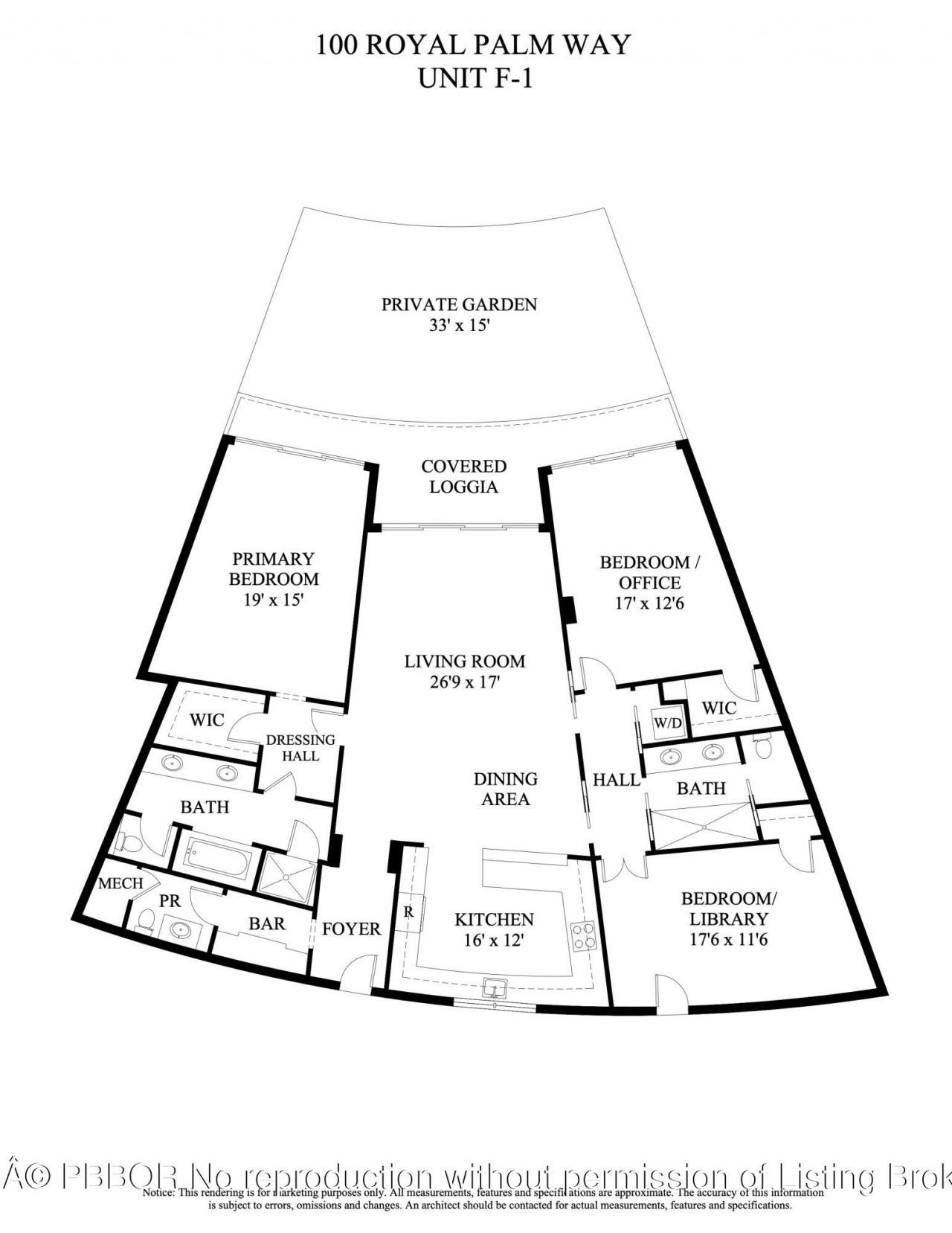 100 Royal Palm Way, Unit F1, Palm Beach, FL 33480 Photo