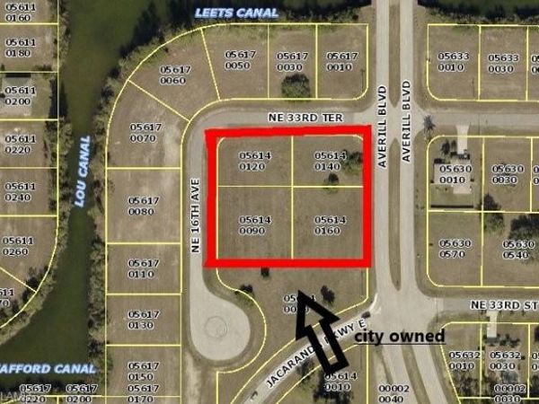 3302,3306 + Averill BLVD, CAPE CORAL, FL 33909