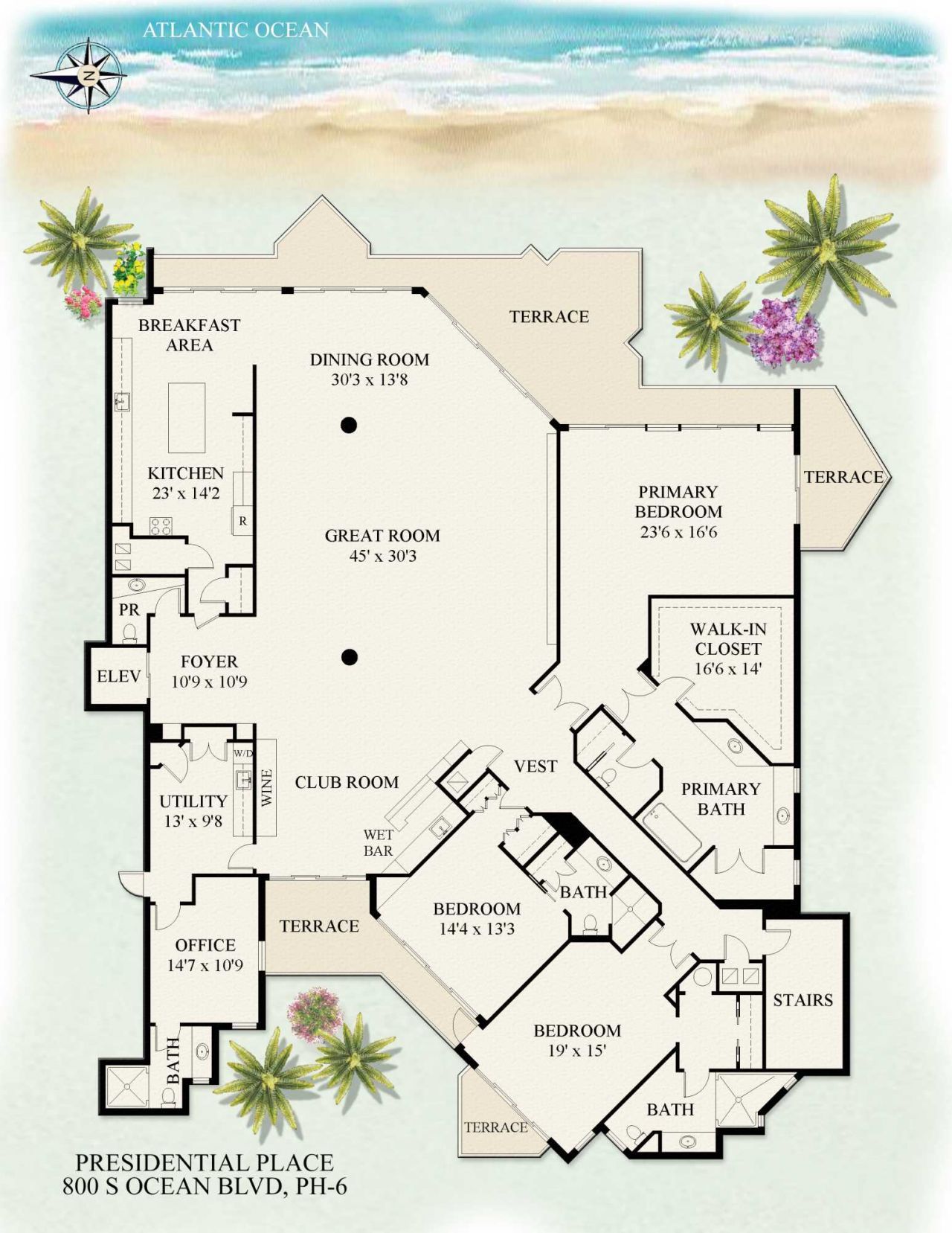 800 S Ocean Boulevard, Unit Ph6, Boca Raton, FL 33432 Photo