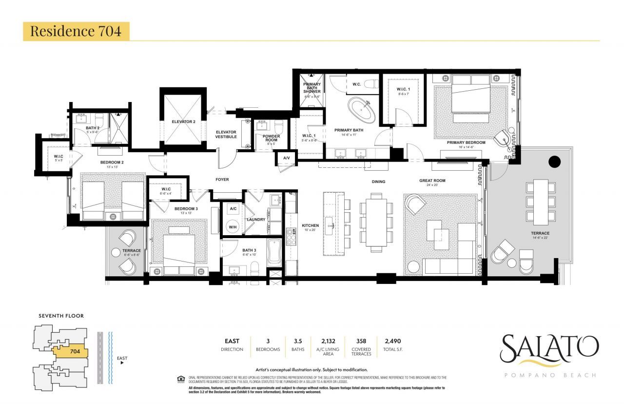 305 Briny Avenue, Unit 704, Pompano Beach, FL 33062 Photo