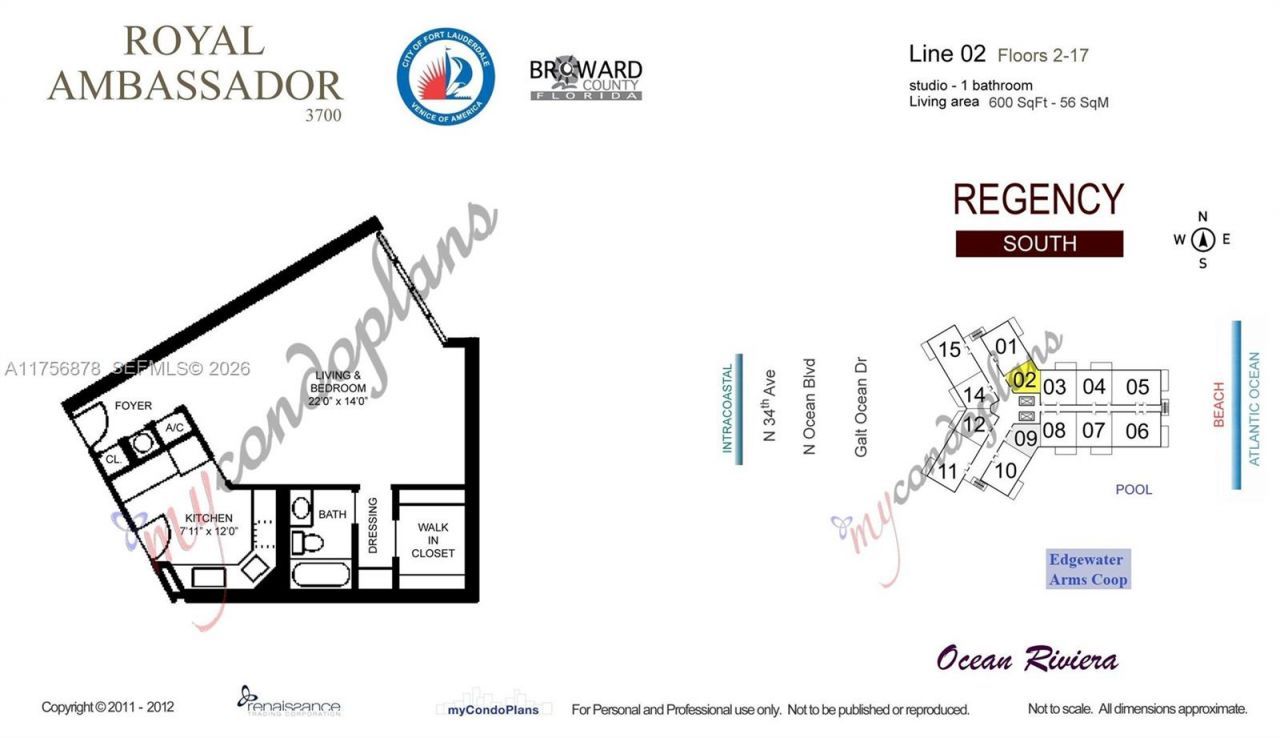 3700 Galt Ocean Dr, Unit 402, Fort Lauderdale, FL 33308 Photo