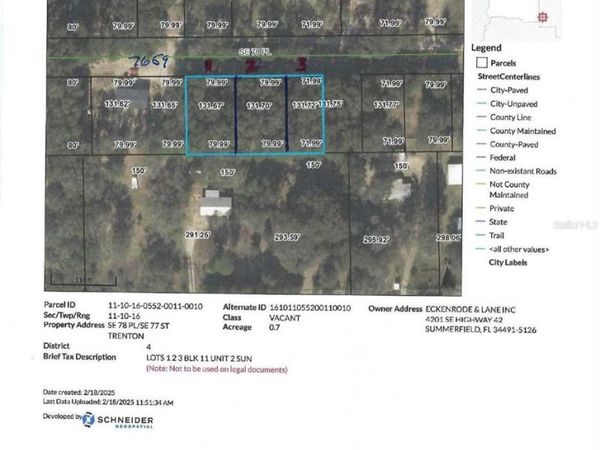 0 SE 78TH PLACE, TRENTON, FL 32693