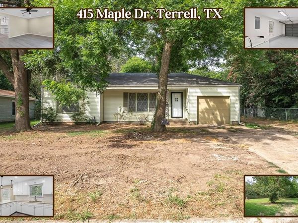 415 Maple Drive, Terrell, TX 75160