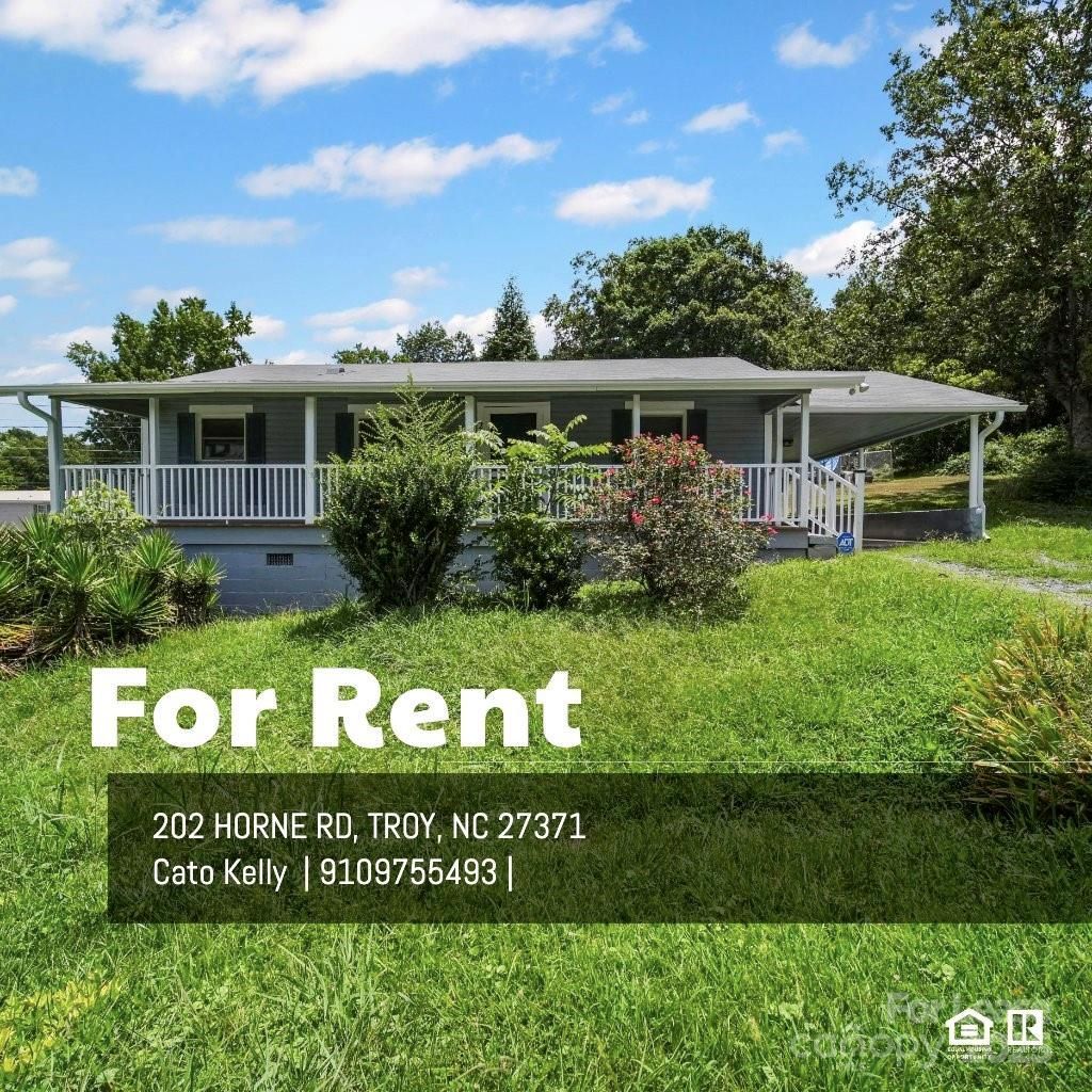 202 Horne Road, Troy, NC 27371 Main Photo