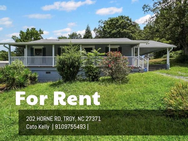 202 Horne Road, Troy, NC 27371