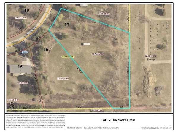 Lot 17 Discovery Circle, Park Rapids, MN 56470