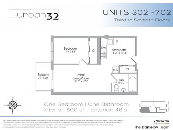 608 OCEAN Avenue, Unit 602, Brooklyn, NY 11226