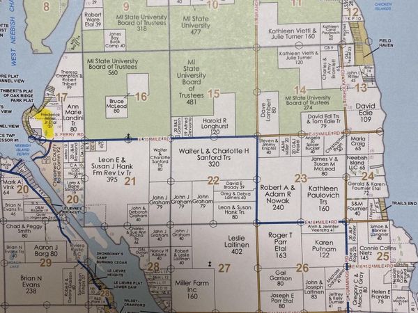 33 Acres E 15 mile, Neebish Island, MI 49710